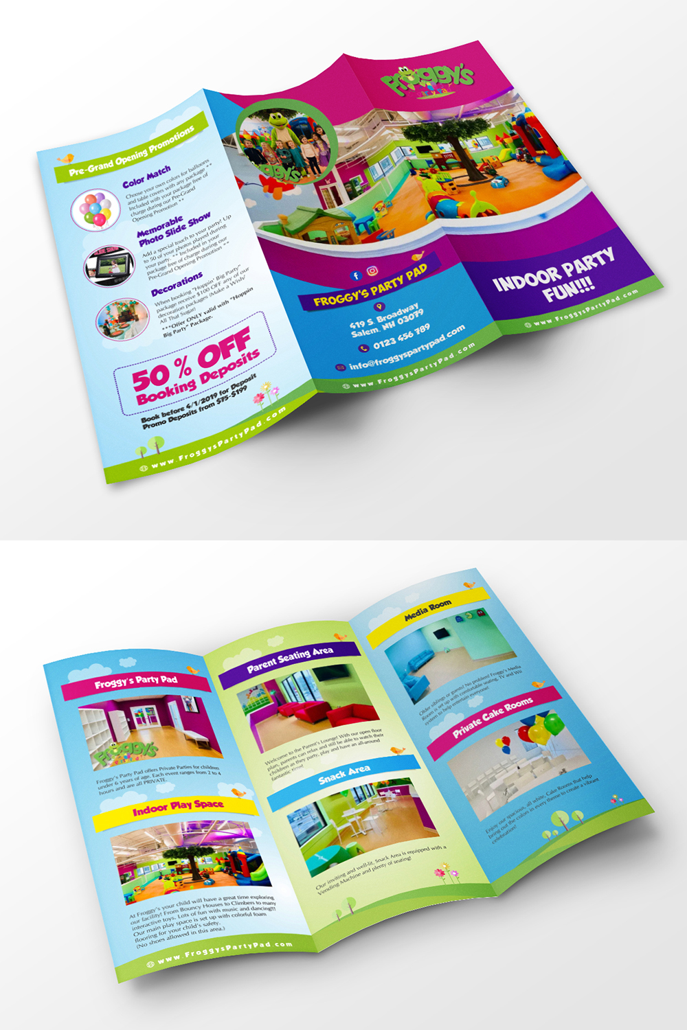 Design de Flyer par ecorokerz pour Froggy's Party Pad | Design #21476189