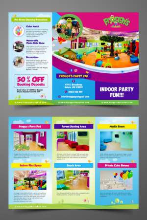 Brochure for kids Birthday Venue | Design de Flyer par ecorokerz
