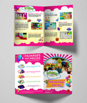 Brochure for kids Birthday Venue | Design de Flyer par SAI DESIGNS