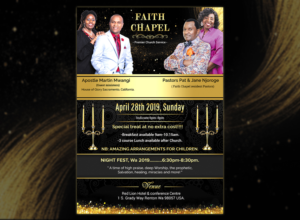 Flyer Design by SAI DESIGNS for Faith Chapel | Design: #21479992
