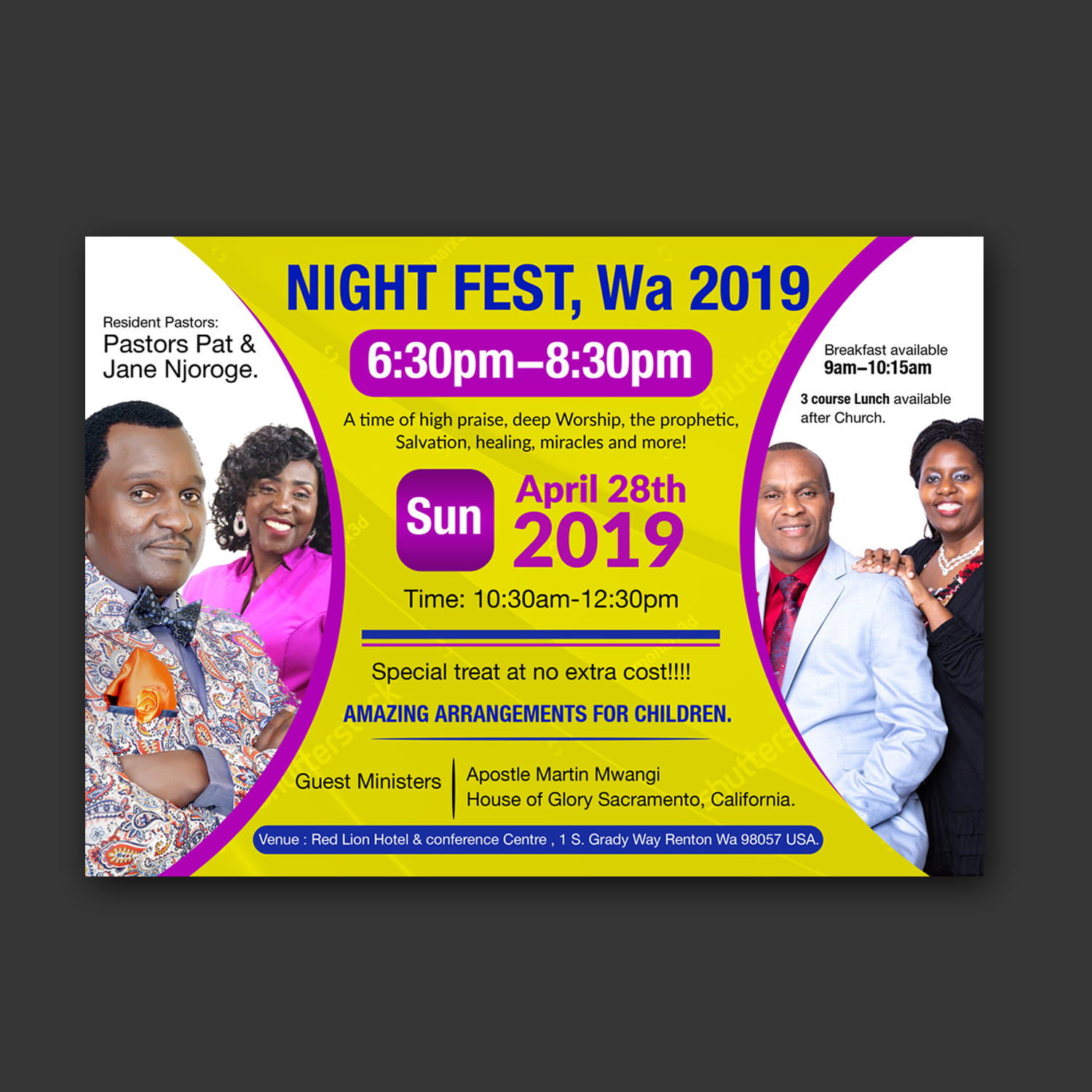 Flyer Design by Schöpfer for Faith Chapel | Design #21462851