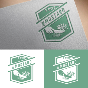 I Cut the Mustard | Logo Design by Taya Bright
