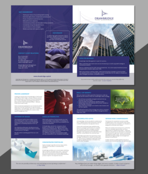 Broschüren-Design von Achiver für Drawbridge Capital | Design #21469205