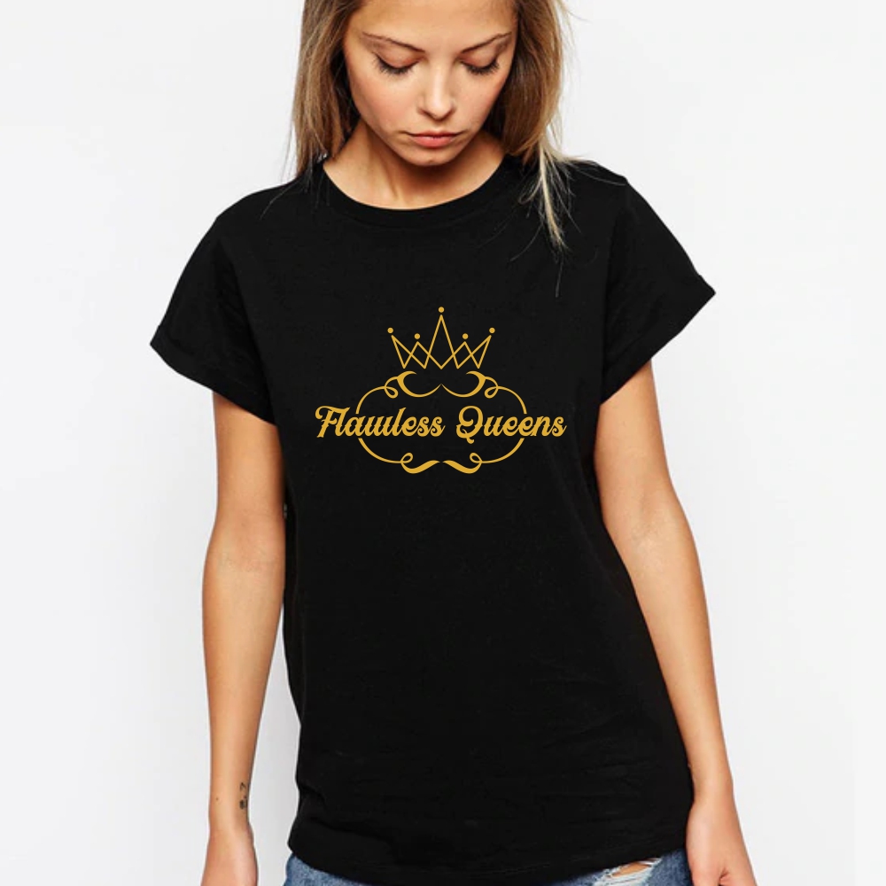 T-Shirt-Design von andi_fikri für Flawless Queens and Boss Chicks | Design #21490484