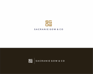 SGOW with Sacranie Gow & CO below or next to it. | Logo Design by Gree™