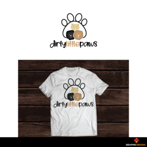 Must include dirtylittlepaws  | Logo Design by Graphic Bricks