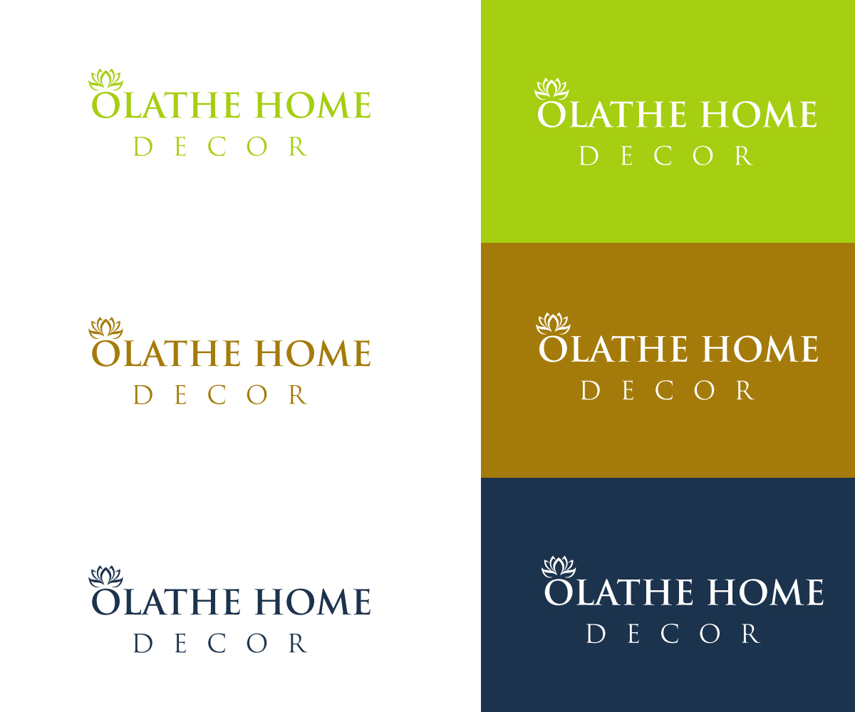 Logo Design by Mohammad Shahidul Islam for Olathe  Home Decor | Design #21545177