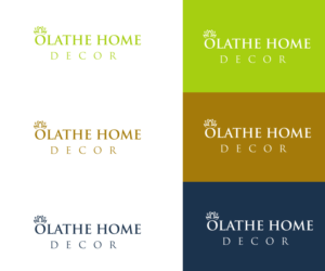 Logo Design by Mohammad Shahidul Islam for Olathe  Home Decor | Design: #21545177