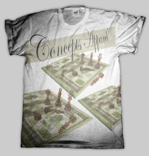 Stretched Chessboard $100 bill | T-shirt Design by dundun