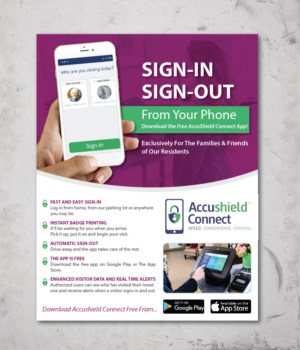 New mobile App for families of loved one's that live in Assisted lIving facilities | Design de Flyer par alex989