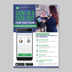 New mobile App for families of loved one's that live in Assisted lIving facilities | Flyer Design by aspiremedia