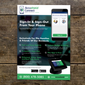 New mobile App for families of loved one's that live in Assisted lIving facilities | Flyer-Design von ecorokerz
