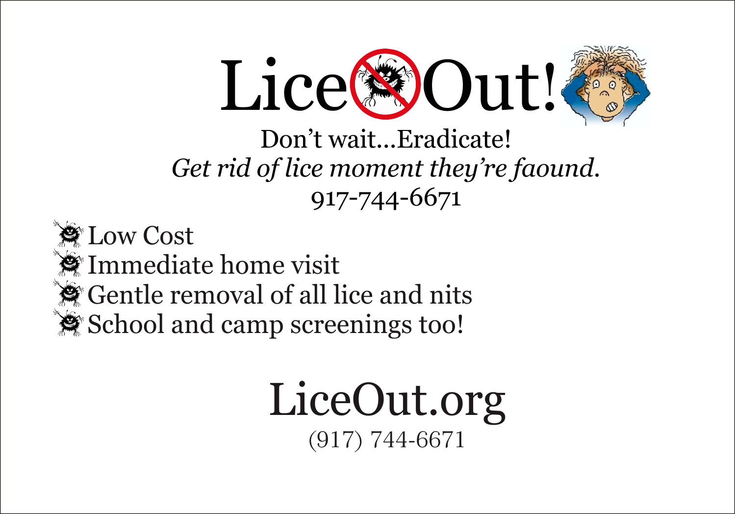 Logo Design by hartoundertoll26 for Lice Out | Design #21478040