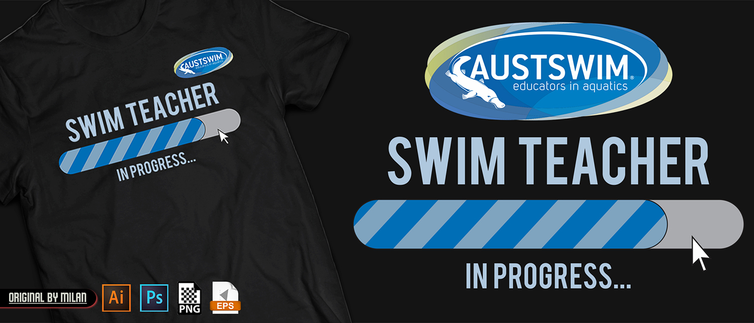 T-shirt Design by laza.milan78 for AUSTSWIM | Design #21471737