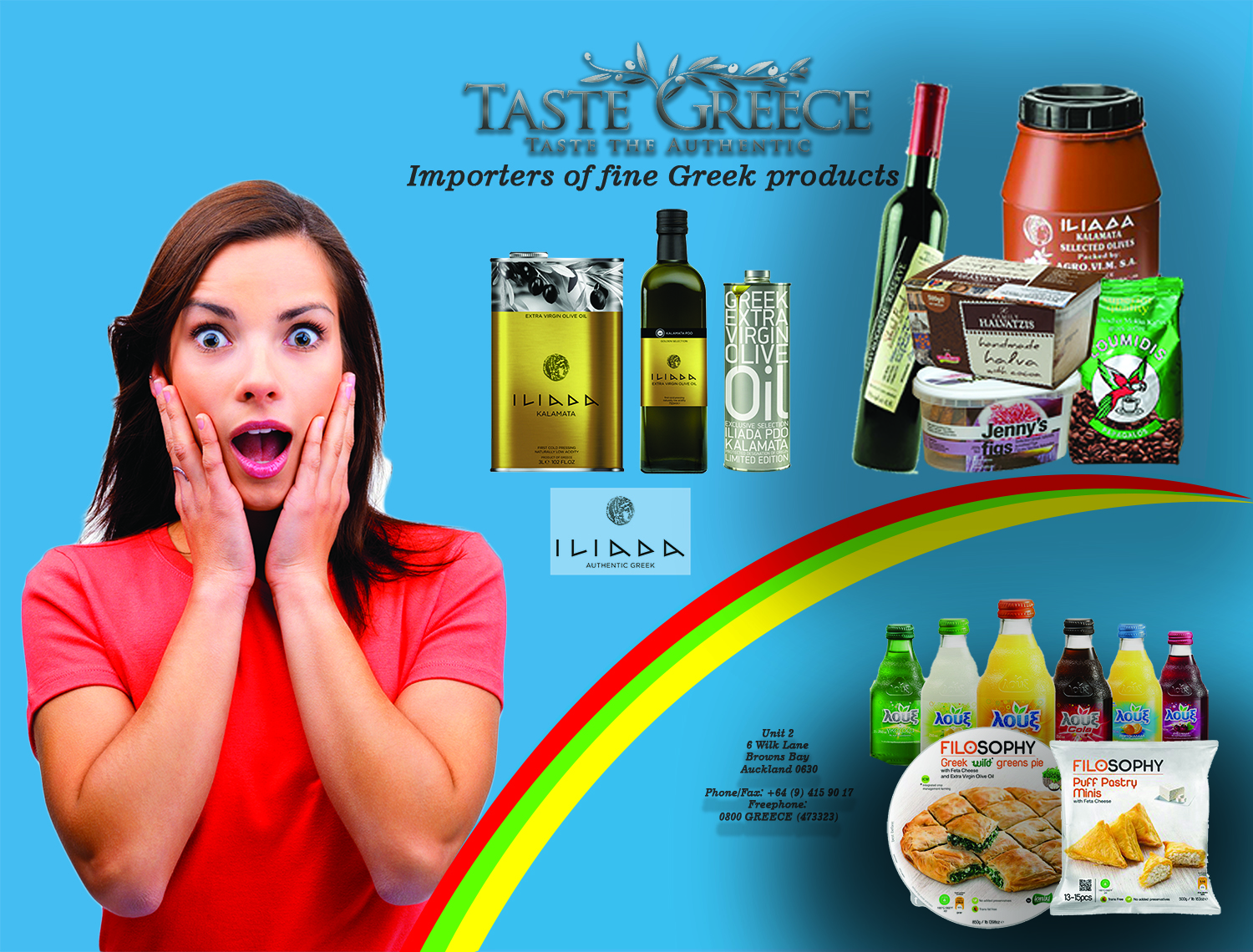 Poster-Design von Anurudda für Taste Greece food trading Ltd | Design #21493693