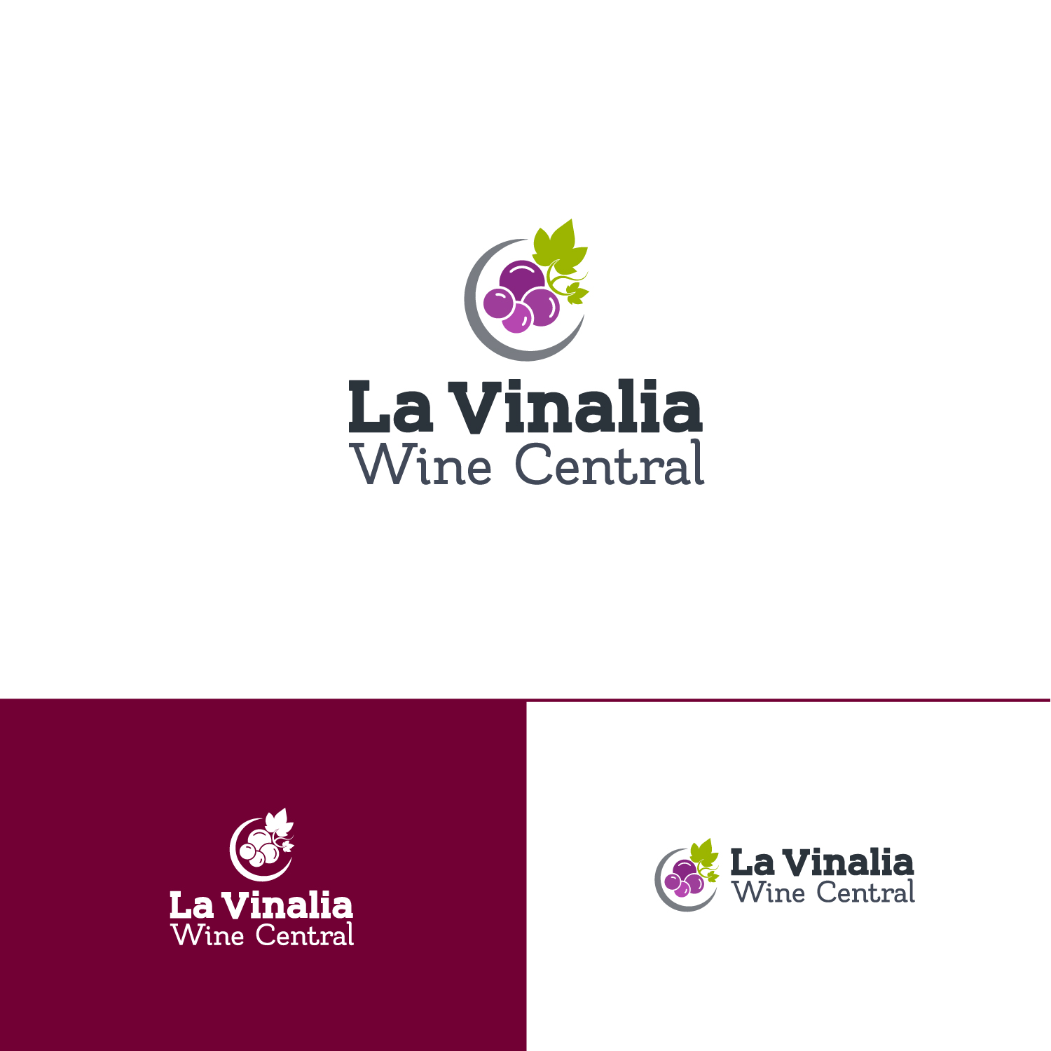 Logo Design by M6G for La Vinalia Wine Central | Design #21483470