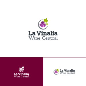 Logo Design by M6G for La Vinalia Wine Central | Design: #21483470