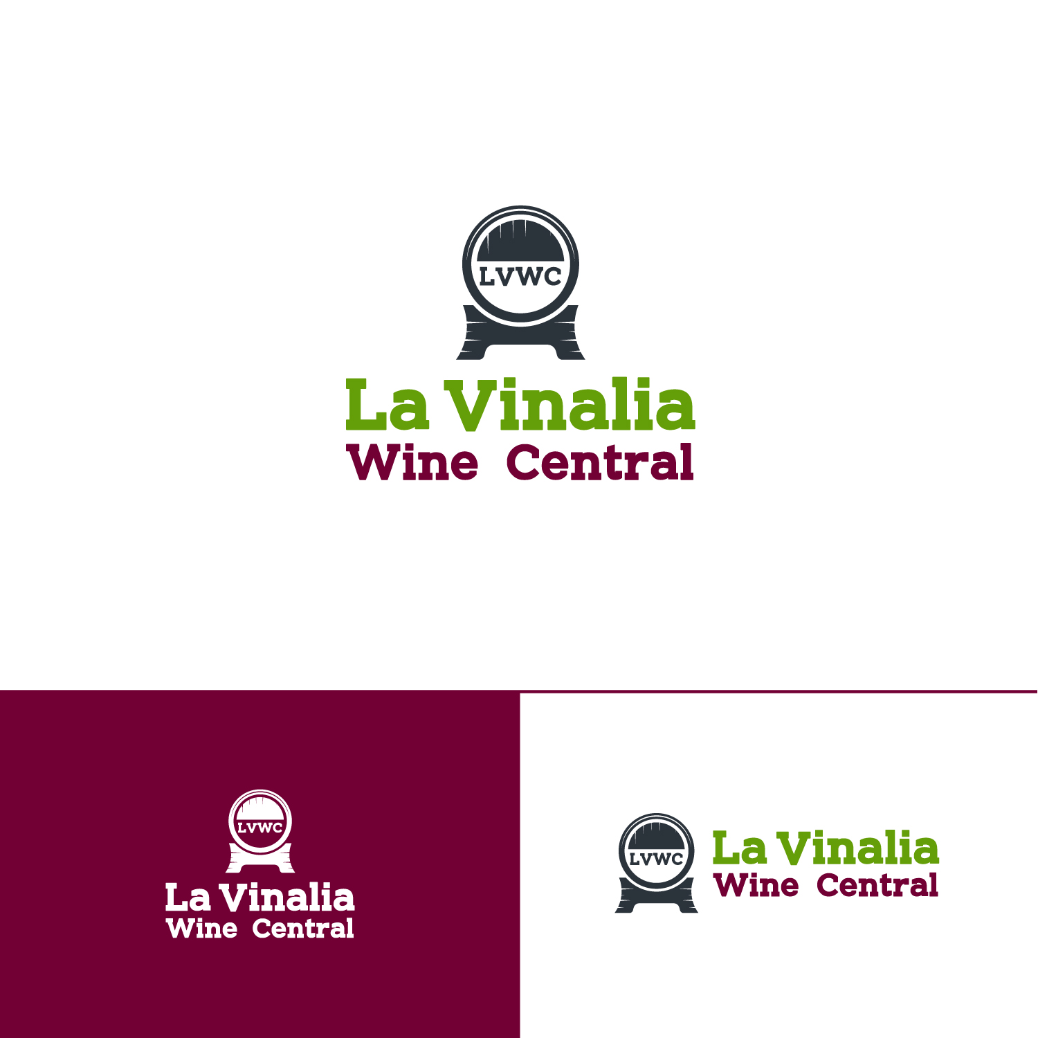 Logo Design by M6G for La Vinalia Wine Central | Design #21483471
