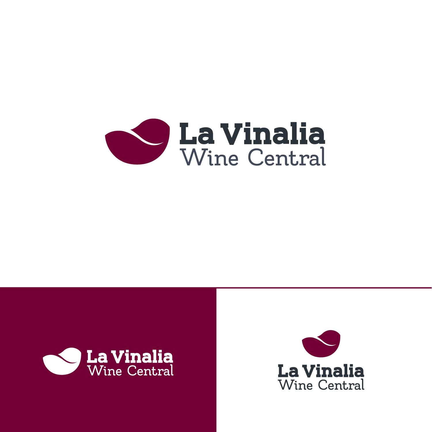 Logo Design by M6G for La Vinalia Wine Central | Design #21483473