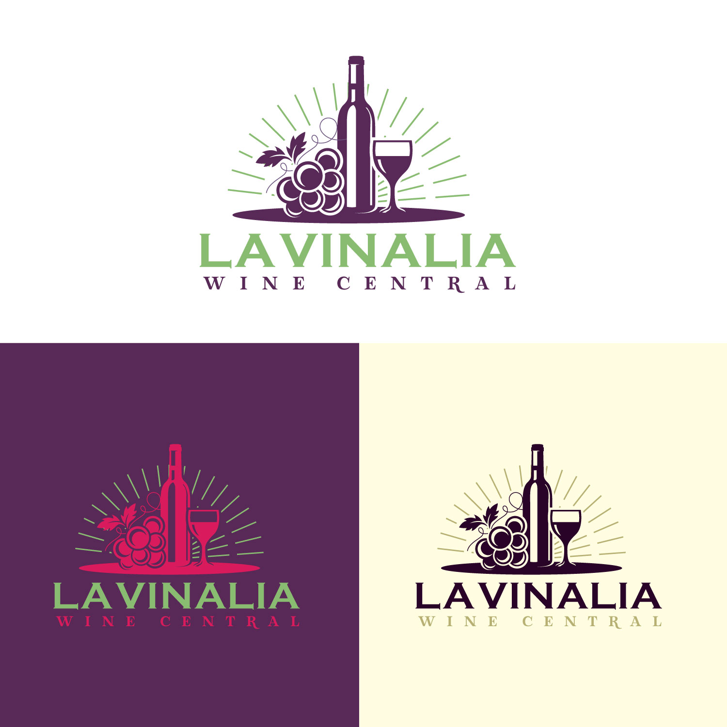 Logo Design by artpaul for La Vinalia Wine Central | Design #21475269