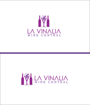 Logo Design by Creativity Master for La Vinalia Wine Central | Design: #21470119