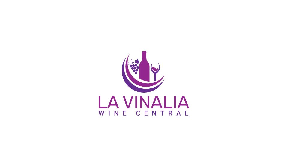 Logo Design by Creativity Master for La Vinalia Wine Central | Design #21471354