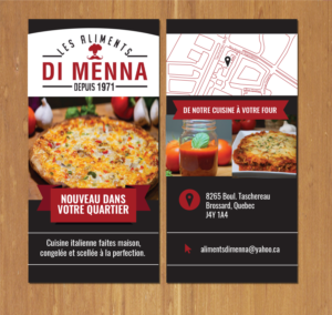 Les Aliments Di Menna      2 sided flyer | Design de Flyer par MNM