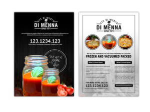 Les Aliments Di Menna      2 sided flyer | Flyer Design by n214008
