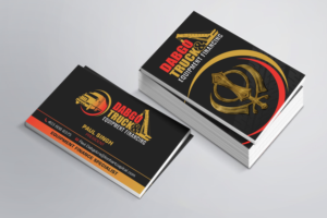 Equipment financing with a focus on truck financing, need a business card | Business Card Design by MDesign