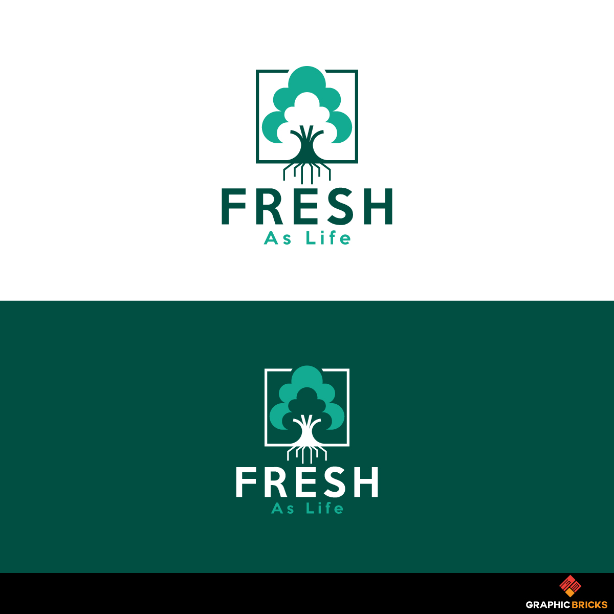 Logo Design by Graphic Bricks for Fresh As Life | Design #21475654