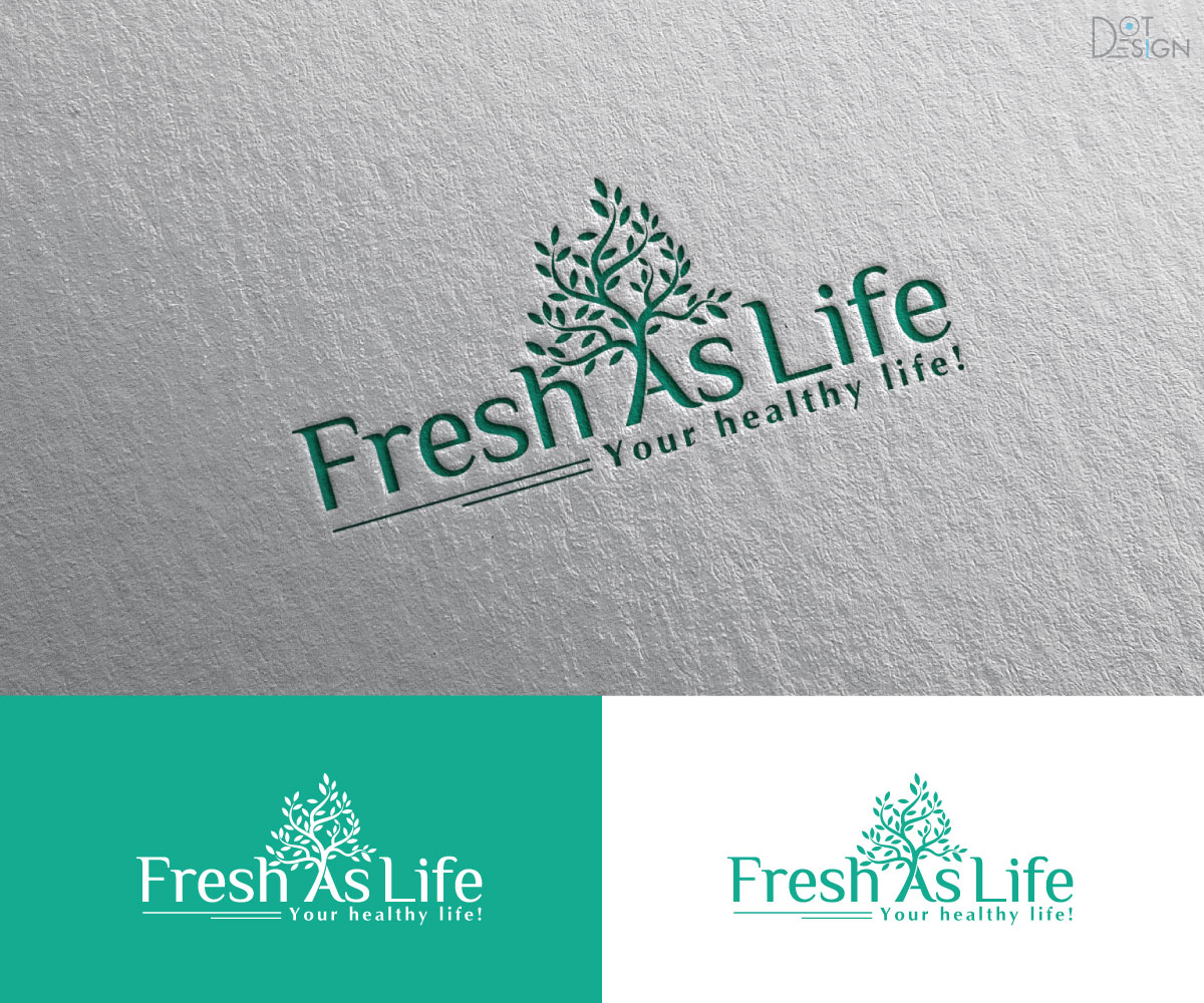 Logo Design by Dot Design 3 for Fresh As Life | Design #21475538