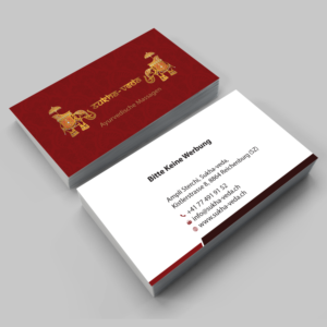 Business Card Ayurvedic Massage | Business Card Design by adiazudin