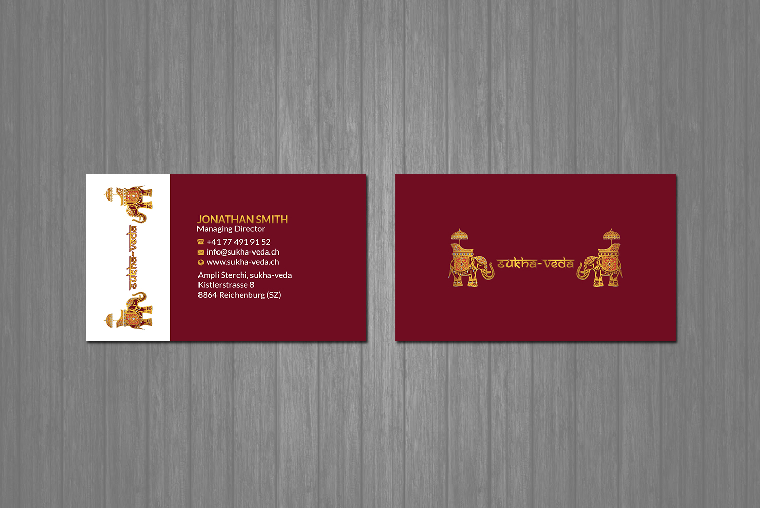 Business Card Design by Creations Box 2015 for this project | Design #21483062