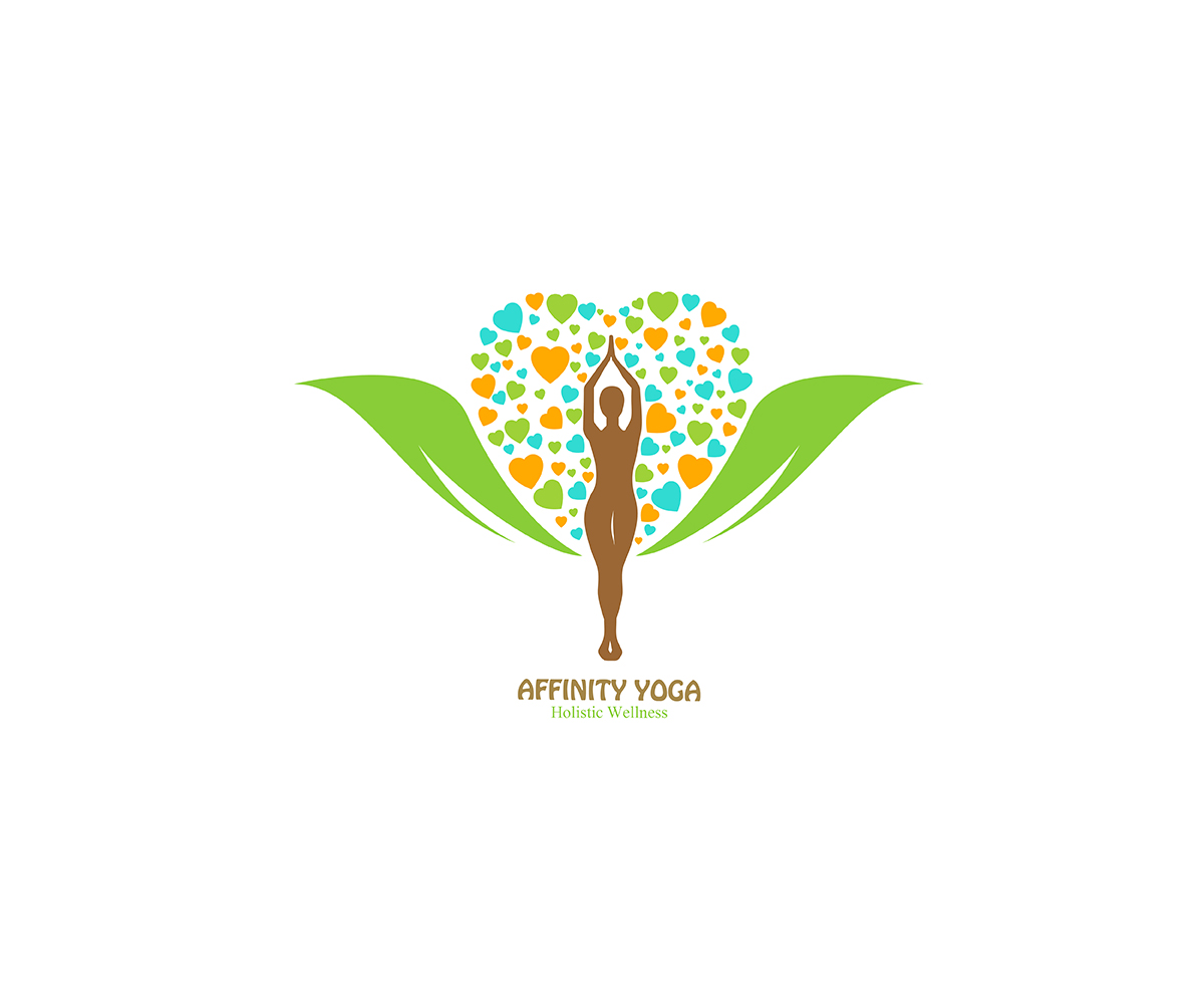 Logo-Design von neo_tahya für AFFINITY YOGA - HOLISTIC WELLNESS | Design #2934259