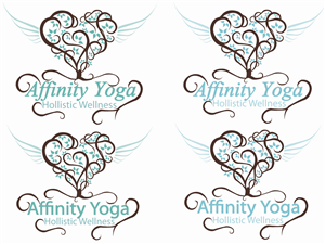 Logo-Design von AerialConceptDesign für AFFINITY YOGA - HOLISTIC WELLNESS | Design #3025930