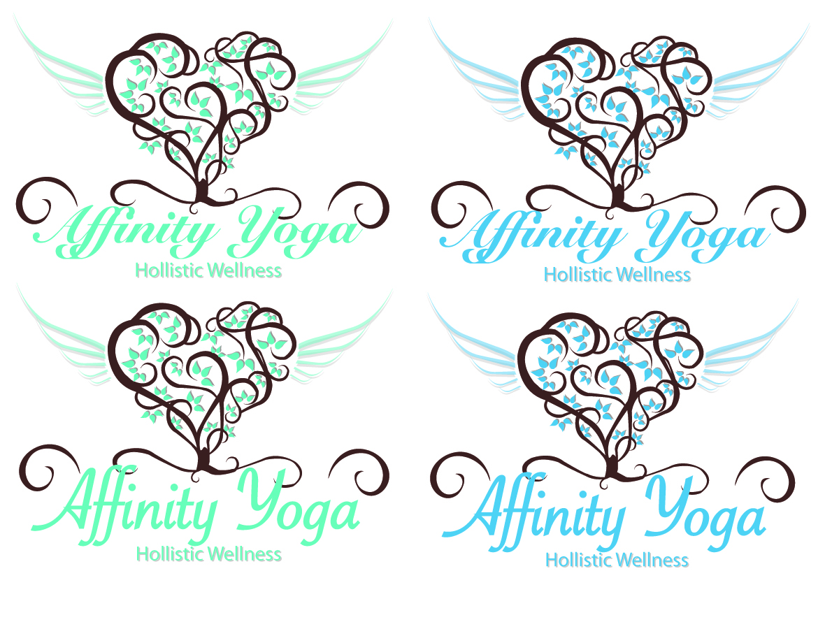 Logo Design by AerialConceptDesign for AFFINITY YOGA - HOLISTIC WELLNESS | Design #3068530