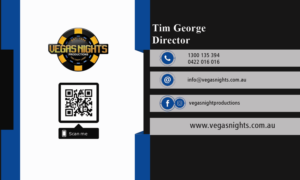Business Card Design by Anurudda for Vegas Nights | Design #21493237
