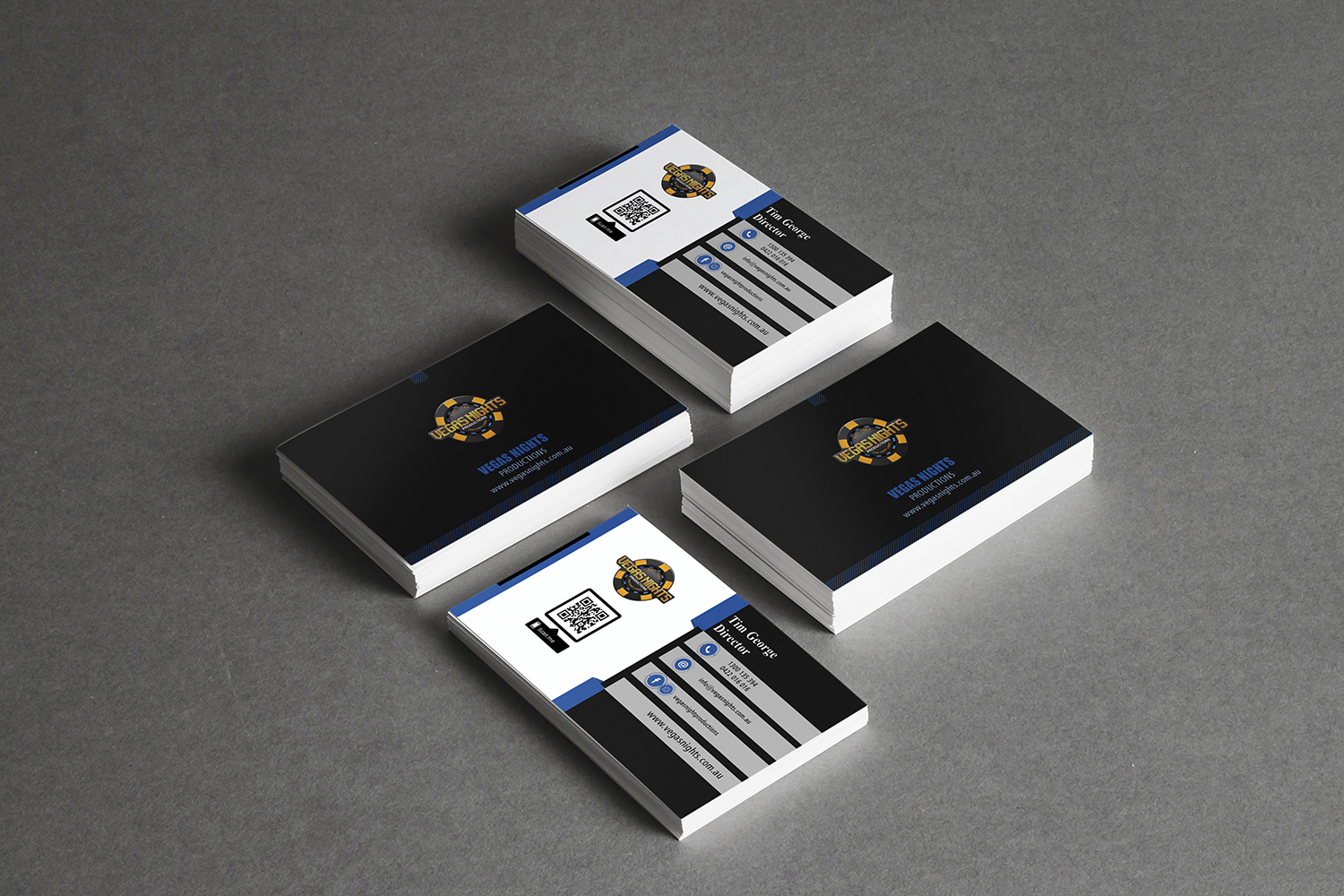 Business Card Design by Anurudda for Vegas Nights | Design #21493239