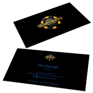 Business Card Design by Made by Soul for Vegas Nights | Design: #21481182