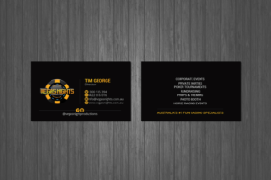 Business Card Design by Creations Box 2015 for Vegas Nights | Design: #21480902