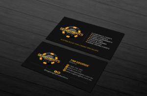 Business Card Design by Creations Box 2015 for Vegas Nights | Design: #21480912