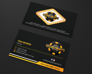 Diseño de Tarjeta de Presentación por LAXMI DESIGNHUB para Vegas Nights | Diseño: #21477488