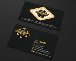Diseño de Tarjeta de Presentación por LAXMI DESIGNHUB para Vegas Nights | Diseño: #21477489