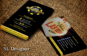 Diseño de Tarjeta de Presentación por SL Designer para Vegas Nights | Diseño: #21486332