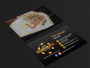 Business Card Design by DesignMe Graphics for Vegas Nights | Design #21474216