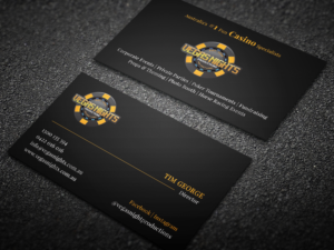 Visitenkarten-Design von Moumita_ für Vegas Nights | Design: #21474841