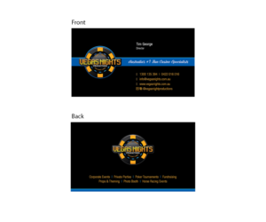 Business Card Design by Karupiah Shanti for Vegas Nights | Design: #21496103