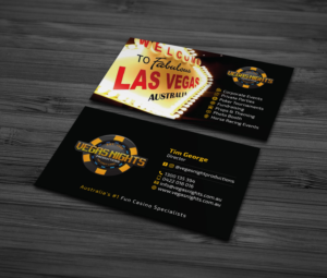 Visitenkarten-Design von MDesign für Vegas Nights | Design: #21493759
