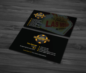 Visitenkarten-Design von MDesign für Vegas Nights | Design: #21493761