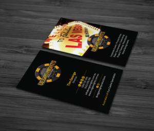 Vegas Nights Fun Casino Entertainment | Design de Carte de Visite par MDesign